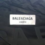バレンシアガ BALENCIAGA フルイドジャガード L 671671_TIO381_000 テーラードジャケット ポリエステル レーヨン ブラック メンズ【中古】【Aランク】