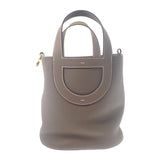 エルメス HERMES イン・ザ・ループ 23 K刻印 ハンドバッグ トリヨンクレマンス エトゥープ ベージュ系 ゴールド金具 レディース【中古】【Sランク】