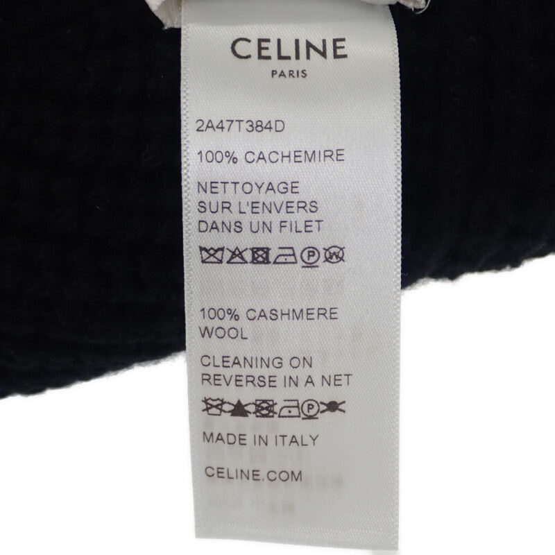 セリーヌ CELINE バケット 2A47T384D ハット カシミヤ ブラック TU レディース【中古】【Aランク】