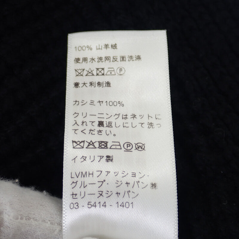 セリーヌ CELINE バケット 2A47T384D ハット カシミヤ ブラック TU レディース【中古】【Aランク】