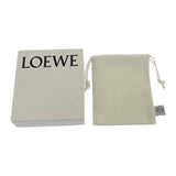 ロエベ LOEWE ノット コインカードホルダー CEM1Z40X01 カードケース シャイニーナパカーフ バーガンディ エメラルドグリーン ゴールド金具 レディース【中古】【ABランク】