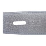 エルメス HERMES コンスタンスリバーシブル 80 ベルト トゴ ブラック シルバー金具 レディース【中古】【SAランク】