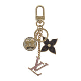 ルイヴィトン LOUIS VUITTON スプリングストリート バッグチャーム M01187 モノグラム キーホルダー メタル ゴールド ピンク ブラウン レディース【中古】【Aランク】