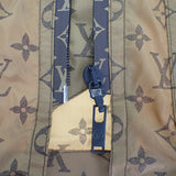 ルイヴィトン LOUIS VUITTON モノグラム ハーフ丈 コート 36 ナイロンジャケット ナイロン ブラウン レディース【中古】【Aランク】