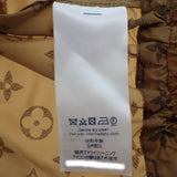 ルイヴィトン LOUIS VUITTON モノグラム ハーフ丈 コート 36 ナイロンジャケット ナイロン ブラウン レディース【中古】【Aランク】