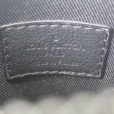 ルイヴィトン LOUIS VUITTON レースアップ・ポーチ M12601 ショルダーバッグ モノグラムシャドウ ブラック メンズ レディース【中古】【Aランク】