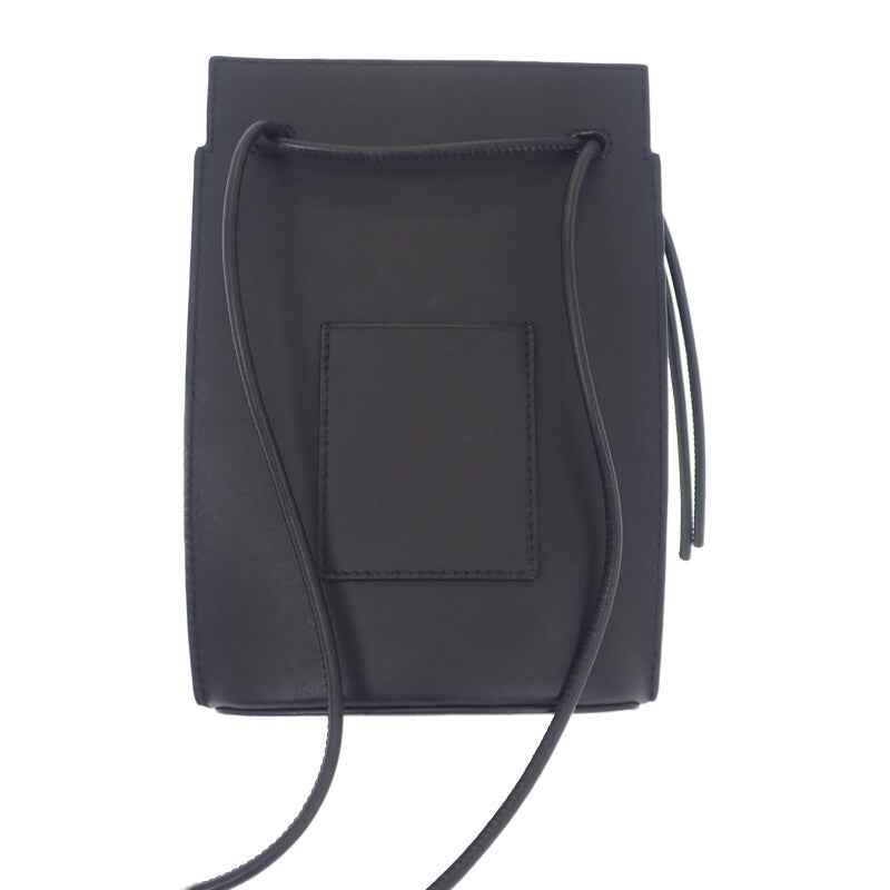 ロエベ LOEWE ペブル ダイスポケット CPBPR12X01 ショルダーバッグ クラシックカーフ ブラック ゴールド金具 レディース【中古】【Aランク】