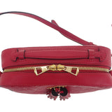 ルイヴィトン LOUIS VUITTON サントンジュ M44606 ショルダーバッグ モノグラムアンプラント レッド スカーレット ゴールド金具 レディース【中古】【Aランク】