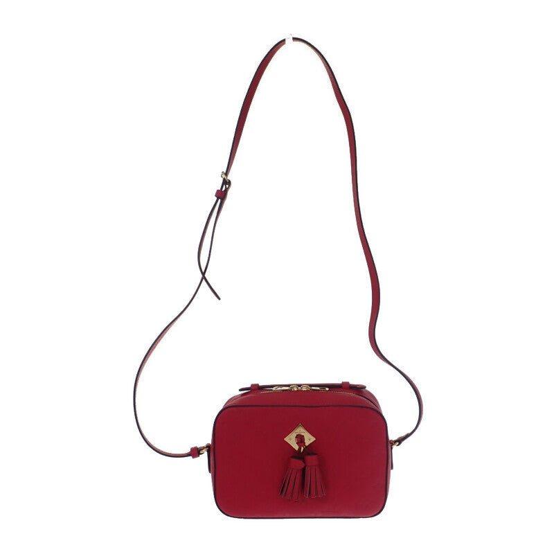ルイヴィトン LOUIS VUITTON サントンジュ M44606 ショルダーバッグ モノグラムアンプラント レッド スカーレット ゴールド金具 レディース【中古】【Aランク】