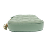 ディオール Dior Call'in Dior フォンホルダー S0872ONMJ_M59H ショルダーバッグ ラムスキン ミントグリーン ゴールド金具 レディース【中古】【Aランク】