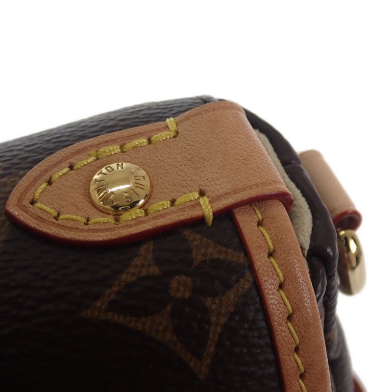 ルイヴィトン LOUIS VUITTON ソミュールBB M46740 モノグラム ショルダーバッグ モノグラムキャンバス ブラウン ゴールド金具 レディース【中古】【Aランク】