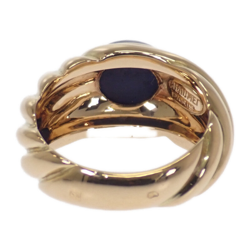ショーメ Chaumet カボションカット 指輪 12号 リング K18イエローゴールド ラピスラズリ ゴールド レディース【中古】【Aランク】