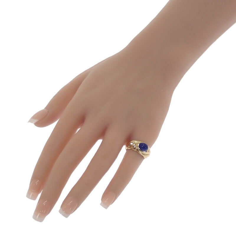 ショーメ Chaumet カボションカット 指輪 12号 リング K18イエローゴールド ラピスラズリ ゴールド レディース【中古】【Aランク】