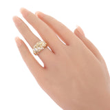 ショーメ Chaumet 指輪 12号 リング K18イエローゴールド ダイヤモンド レディース【中古】【Aランク】