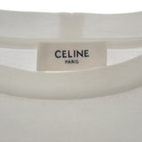 セリーヌ CELINE ルーズ Tシャツ M 2X681671Q.01CC 半袖Tシャツ コットン チョーク ブラック レディース メンズ【中古】【ABランク】
