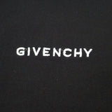 ジバンシー Givenchy ロゴ刺繍入り XL BM716G3YCD 半袖Tシャツ コットン ブラック レディース メンズ【中古】【ABランク】