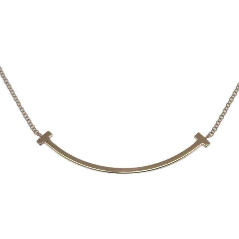 ティファニー TIFFANY&Co. スマイルペンダント 63058815 ネックレス K18ピンクゴールド ダイヤモンド レディース【中古】【Aランク】