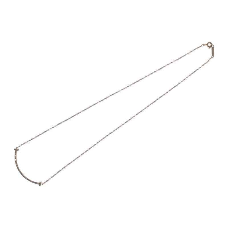 ティファニー TIFFANY&Co. スマイルペンダント 63058815 ネックレス K18ピンクゴールド ダイヤモンド レディース【中古】【Aランク】