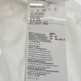 プラダ PRADA クルーネック 無地 L UJM492S151ILK 半袖Tシャツ コットン ホワイト メンズ レディース【中古】【Aランク】