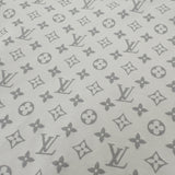 ルイヴィトン LOUIS VUITTON シルバーモノグラム Tシャツ L 半袖Tシャツ コットン ホワイト ブラック レディース【中古】【ABランク】