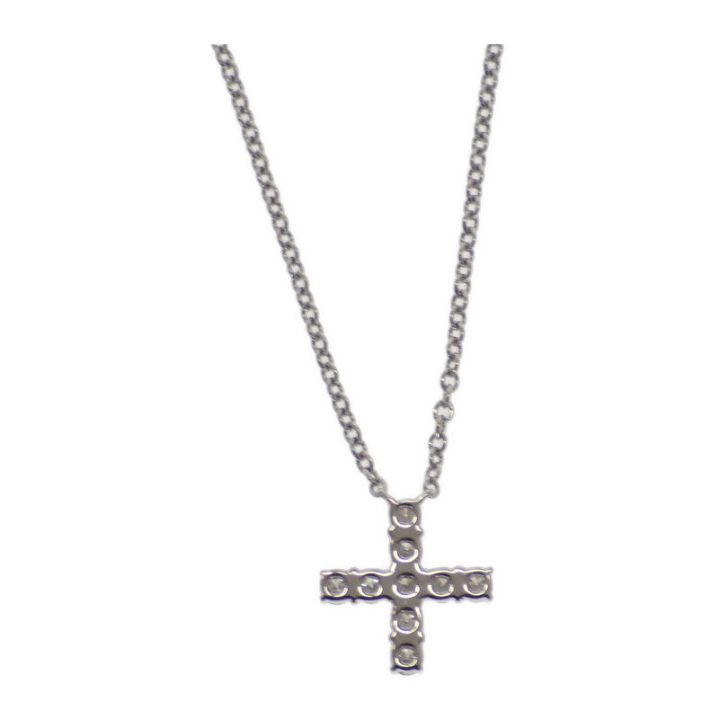海瑞溫斯頓 HARRY WINSTON 迷你十字架項鍊 符號系列 十字架 PEDPREMCRMC 項鍊 Pt950鉑金 鑽石 女士【中古】【A級品】