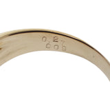 デザインジュエリー 14号 リング K18イエローゴールド ダイヤモンド レディース【中古】【Aランク】