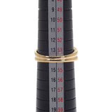 デザインジュエリー 14号 リング K18イエローゴールド ダイヤモンド レディース【中古】【Aランク】