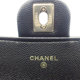 シャネル CHANEL トップハンドル チェーンバッグ AP4568 2WAYバッグ キャビアスキン ブラック ゴールド金具 レディース【中古】【Aランク】