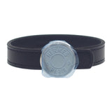 エルメス HERMES セリエ ルーピング ソルド品 ブレスレット レザー ブラウン ブラック シルバー金具 レディース メンズ【中古】【Aランク】