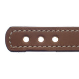 エルメス HERMES セリエ ルーピング ソルド品 ブレスレット レザー ブラウン ブラック シルバー金具 レディース メンズ【中古】【Aランク】