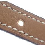 エルメス HERMES セリエ ルーピング ソルド品 ブレスレット レザー ブラウン ブラック シルバー金具 レディース メンズ【中古】【Aランク】