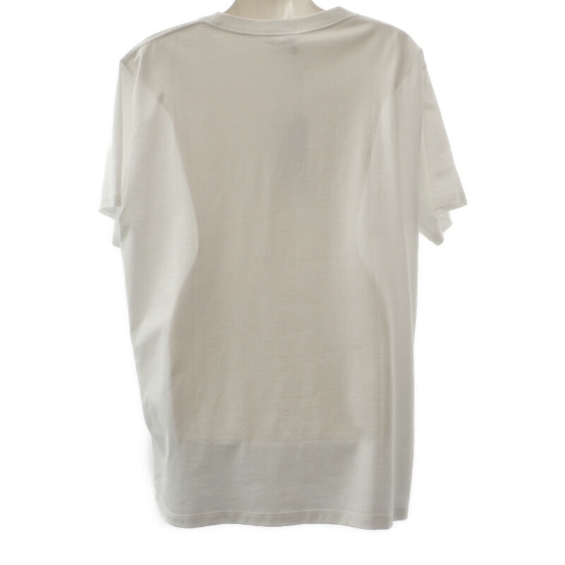 ディオール Dior Montaigne XXL 593J668D3018 半袖Tシャツ コットン ホワイト メンズ【中古】【Aランク】