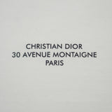 ディオール Dior Montaigne XXL 593J668D3018 半袖Tシャツ コットン ホワイト メンズ【中古】【Aランク】