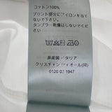 ディオール Dior Montaigne XXL 593J668D3018 半袖Tシャツ コットン ホワイト メンズ【中古】【Aランク】