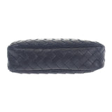 ボッテガヴェネタ BOTTEGA VENETA イントレチャート カメラバッグ 755925V2HL18803 ショルダーバッグ カーフ ブラック シルバー金具 メンズ レディース【中古】【Aランク】