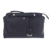 フェンディ FENDI バイザウェイミディアム 8BL146 2WAYバッグ ショルダーバッグ カーフスキン ブラック シルバー金具 レディース【中古】【Aランク】