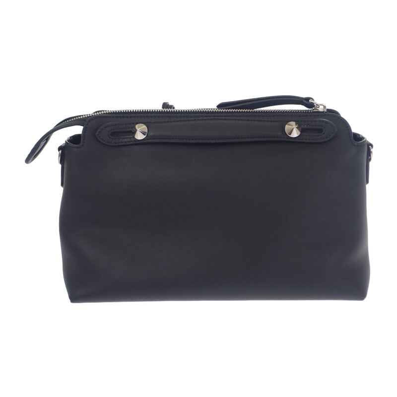 フェンディ FENDI バイザウェイミディアム 8BL146 2WAYバッグ ショルダーバッグ カーフスキン ブラック シルバー金具 レディース【中古】【Aランク】