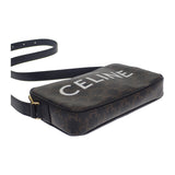 セリーヌ CELINE ミディアムメッセンジャー 194502CIM.38OG ショルダーバッグ PVC ブラック ゴールド金具 レディース【中古】【Aランク】