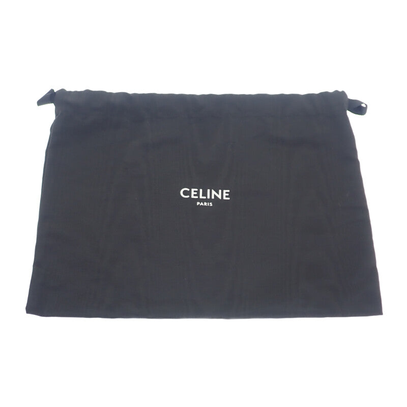 セリーヌ CELINE ミディアムメッセンジャー 194502CIM.38OG ショルダーバッグ PVC ブラック ゴールド金具 レディース【中古】【Aランク】