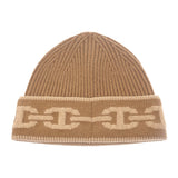 エルメス HERMES ニットキャップ ヘヴン M H232021N UIME ニットキャップ カシミヤ ポリウレタン ブラウン レディース【中古】【SAランク】