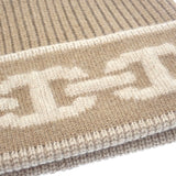 エルメス HERMES ニットキャップ ヘヴン M H232021N UIME ニットキャップ カシミヤ ポリウレタン ブラウン レディース【中古】【SAランク】