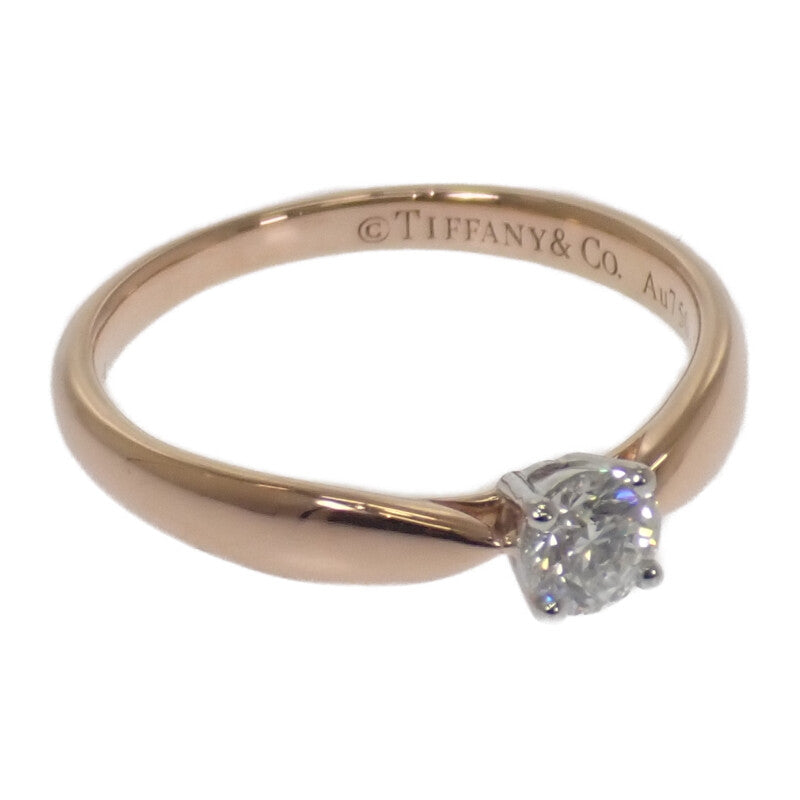 蒂芙尼 TIFFANY&Co. Harmony 9號 戒指 K18玫瑰金 Pt950鉑金 黃金 鑽石 女款【中古】【A級品】