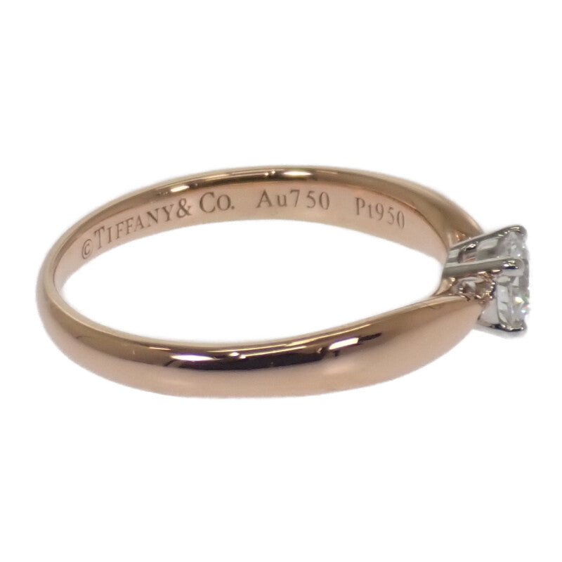蒂芙尼 TIFFANY&Co. Harmony 9號 戒指 K18玫瑰金 Pt950鉑金 黃金 鑽石 女款【中古】【A級品】