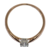 ティファニー TIFFANY&Co. ハーモニー 9号 リング K18ピンクゴールド Pt950プラチナ ダイヤモンド レディース【中古】【Aランク】