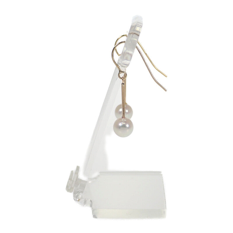 デザインジュエリー パール ピアス K18イエローゴールド パール レディース【中古】【Aランク】