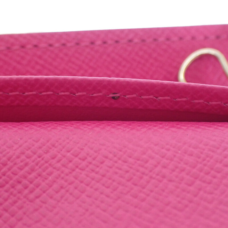 路易威登 LOUIS VUITTON 彩色Monogram四連鑰匙包 M93732 鑰匙包 Monogram 黑色 石榴紅 金色金屬配件 女士【中古】【A級】