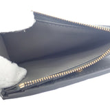 ボッテガヴェネタ BOTTEGA VENETA ソルスティス スモール 788055 二つ折り財布 イントレチャート グレー ゴールド金具 メンズ レディース【中古】【Aランク】