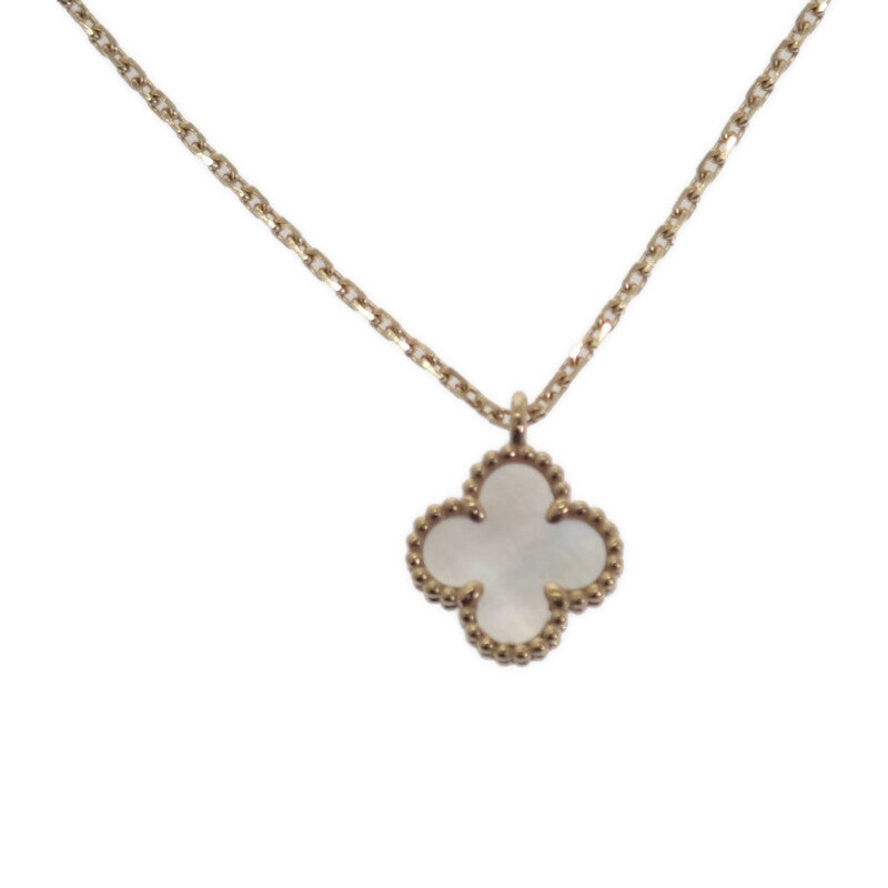 ヴァンクリーフ&アーペル Van Cleef & Arpels スウィートアルハンブラ VCARF69100 ネックレス K18イエローゴールド マザーオブパール レディース【中古】【Aランク】