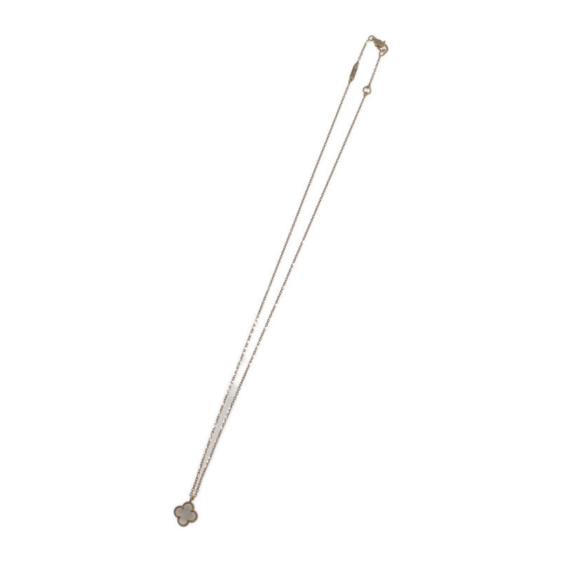 ヴァンクリーフ&アーペル Van Cleef & Arpels スウィートアルハンブラ VCARF69100 ネックレス K18イエローゴールド マザーオブパール レディース【中古】【Aランク】