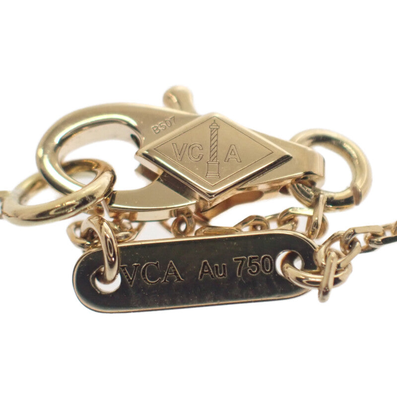 ヴァンクリーフ&アーペル Van Cleef & Arpels スウィートアルハンブラ VCARF69100 ネックレス K18イエローゴールド マザーオブパール レディース【中古】【Aランク】